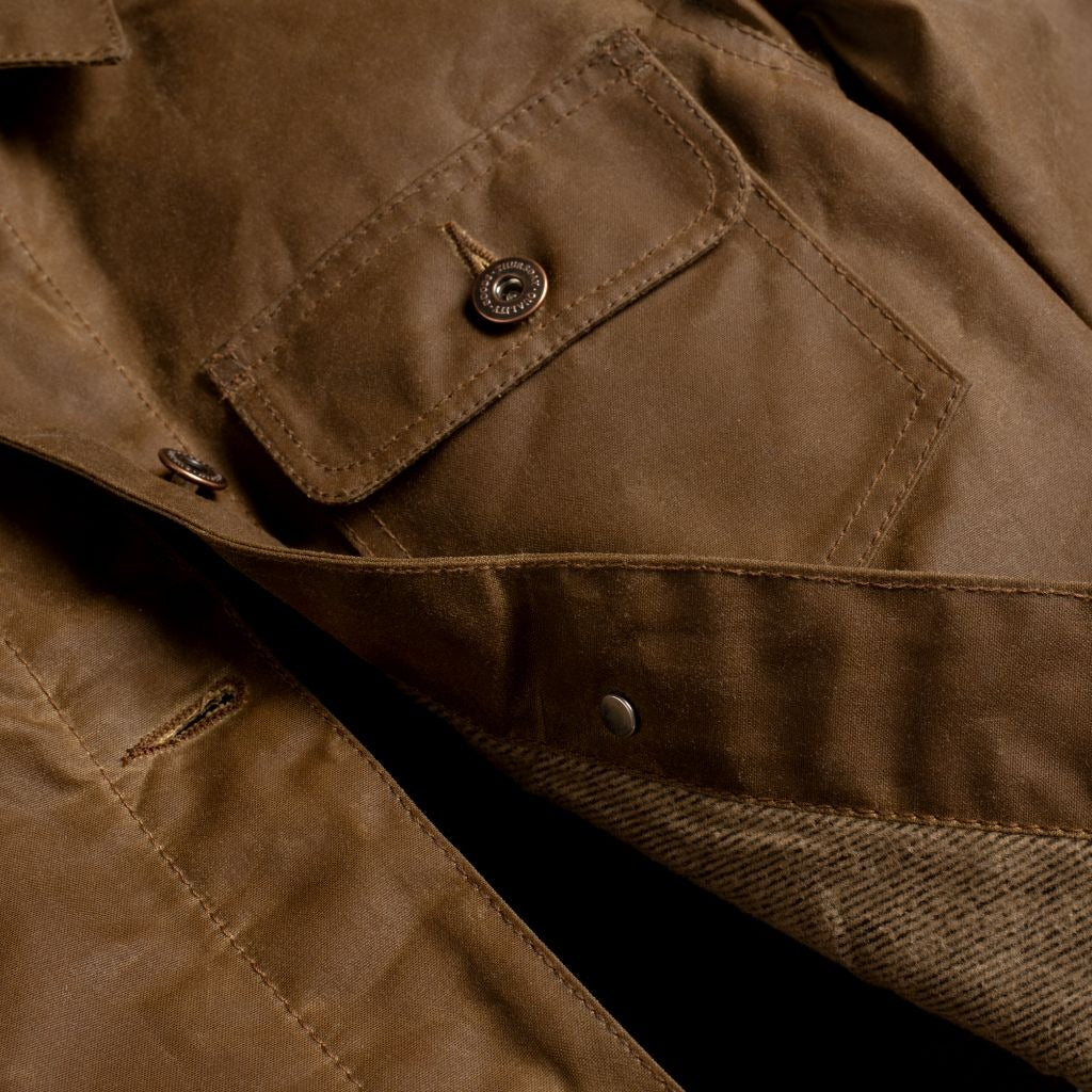 Waxed Canvas Field Jacket | Coyote