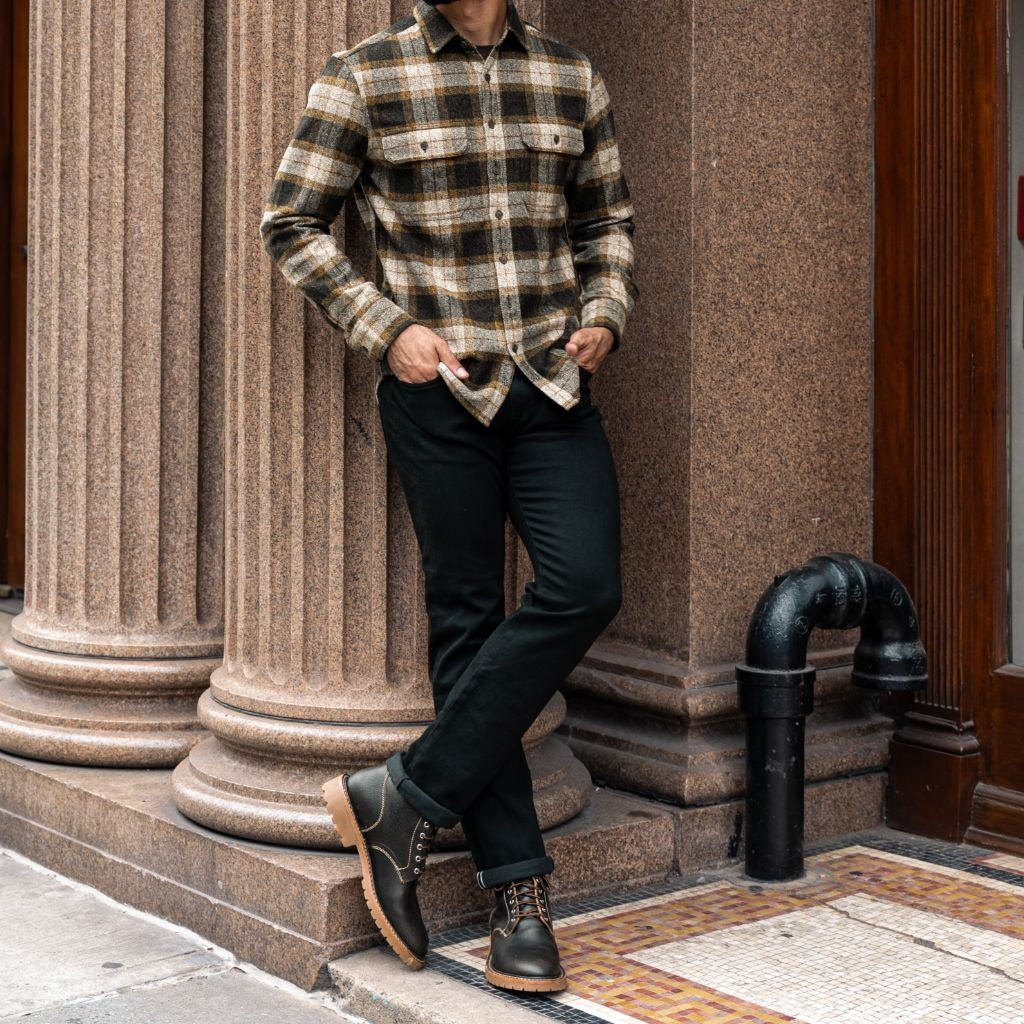 Summit Flannel Shirt | Tuscan Gold