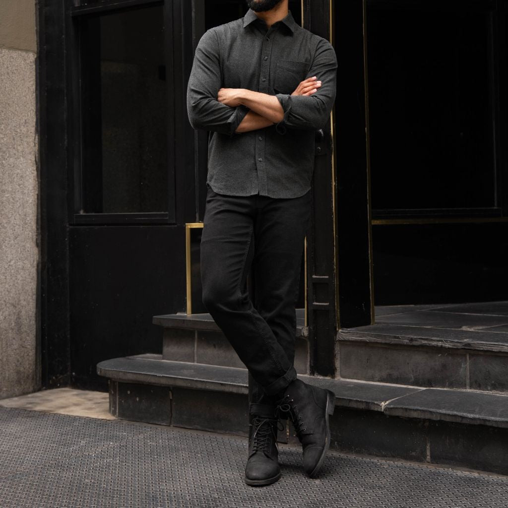Solid Shirt | Heather Grey