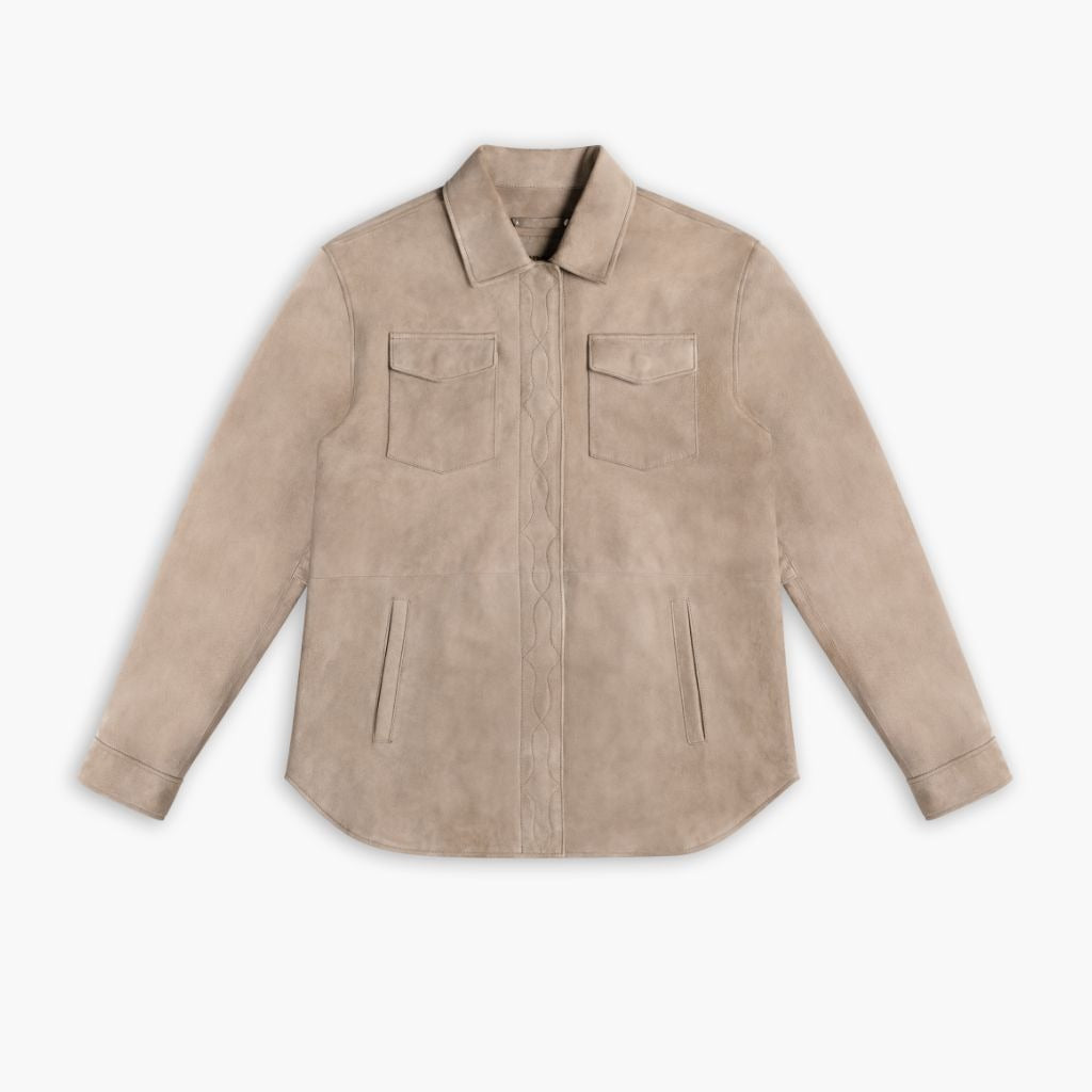 Dakota Shirt Jacket | Taupe