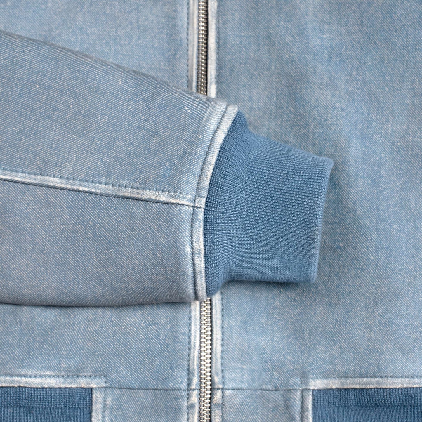 Major League Jacket | Blue Textured