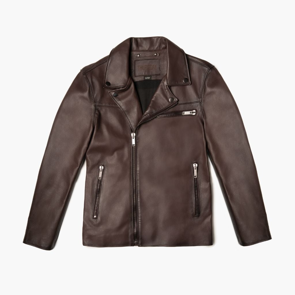 [W] Motorcycle Jacket | Old English