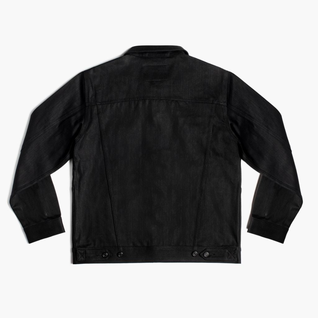 Selvedge Denim Trucker Jacket | Black