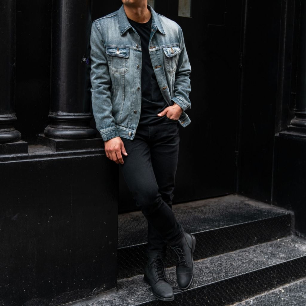Denim Trucker Jacket | Washed Indigo