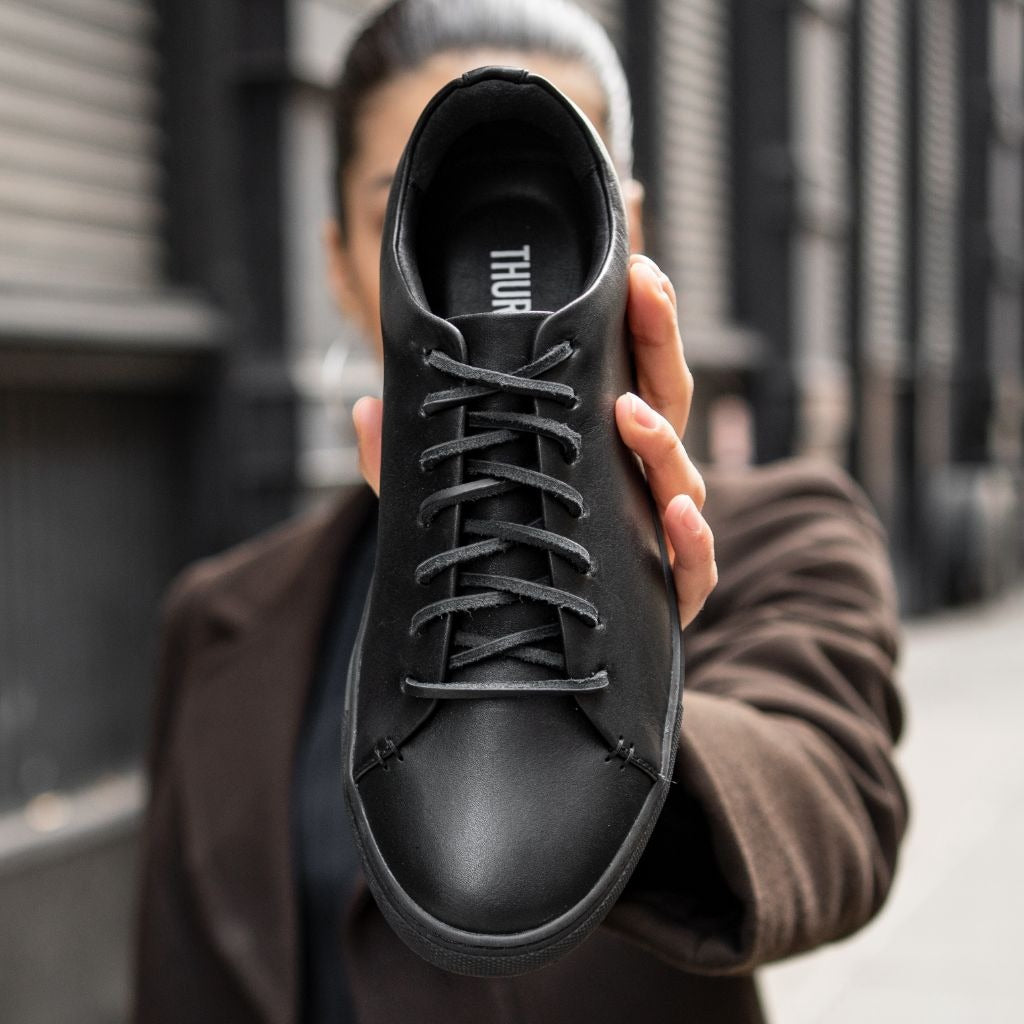 [S] Women's Premier Low Top | Black Vachetta