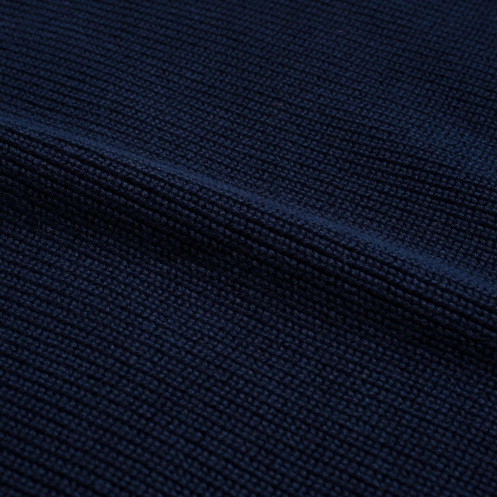 Ribbed Crewneck | Navy