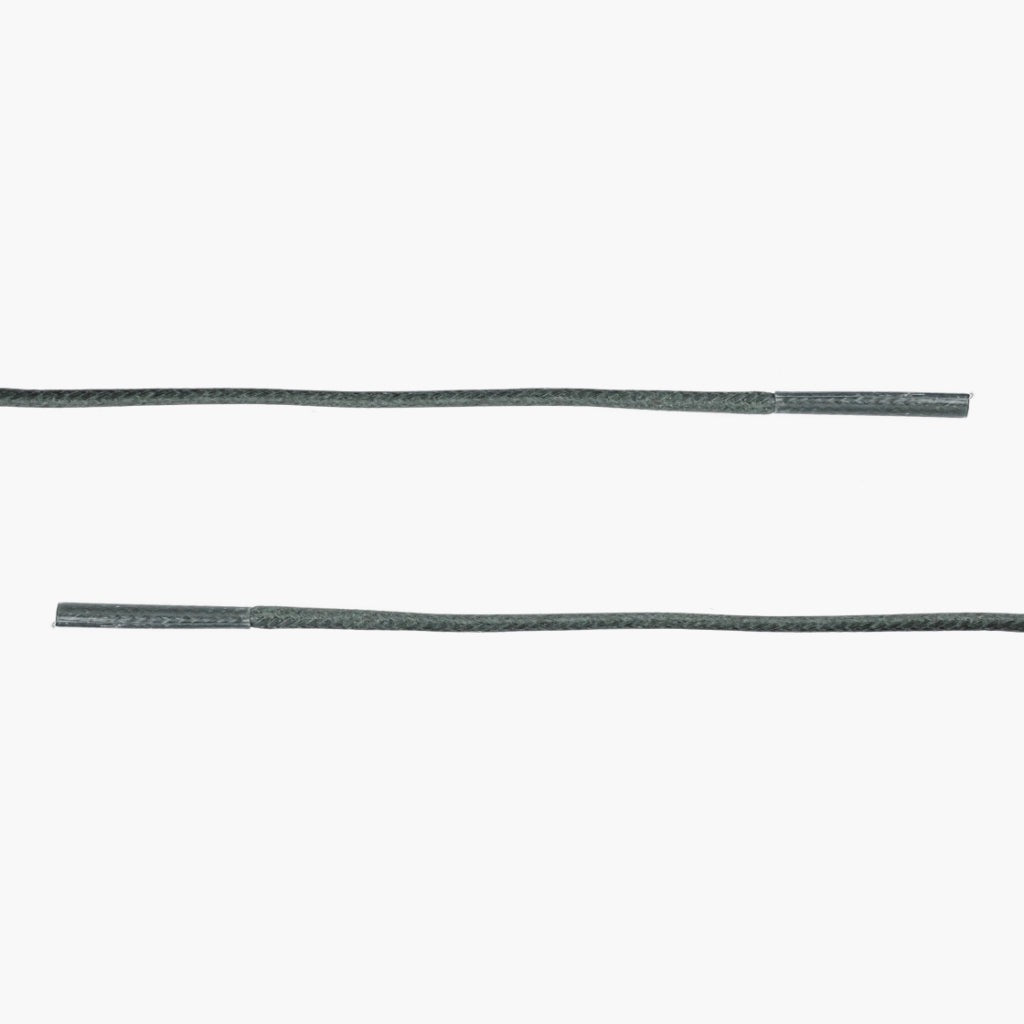 Round Waxed Cotton Laces | Green