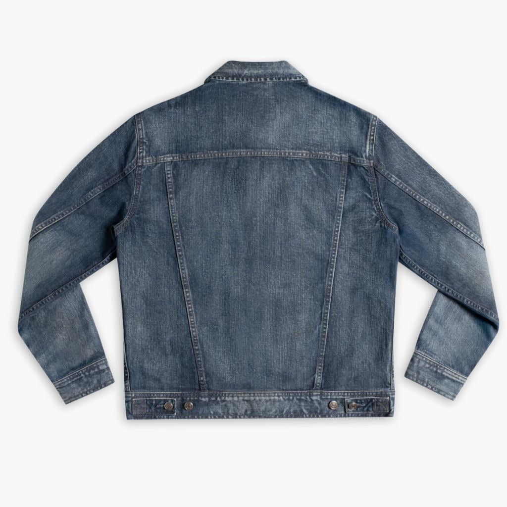 Denim Trucker Jacket | Faded Indigo