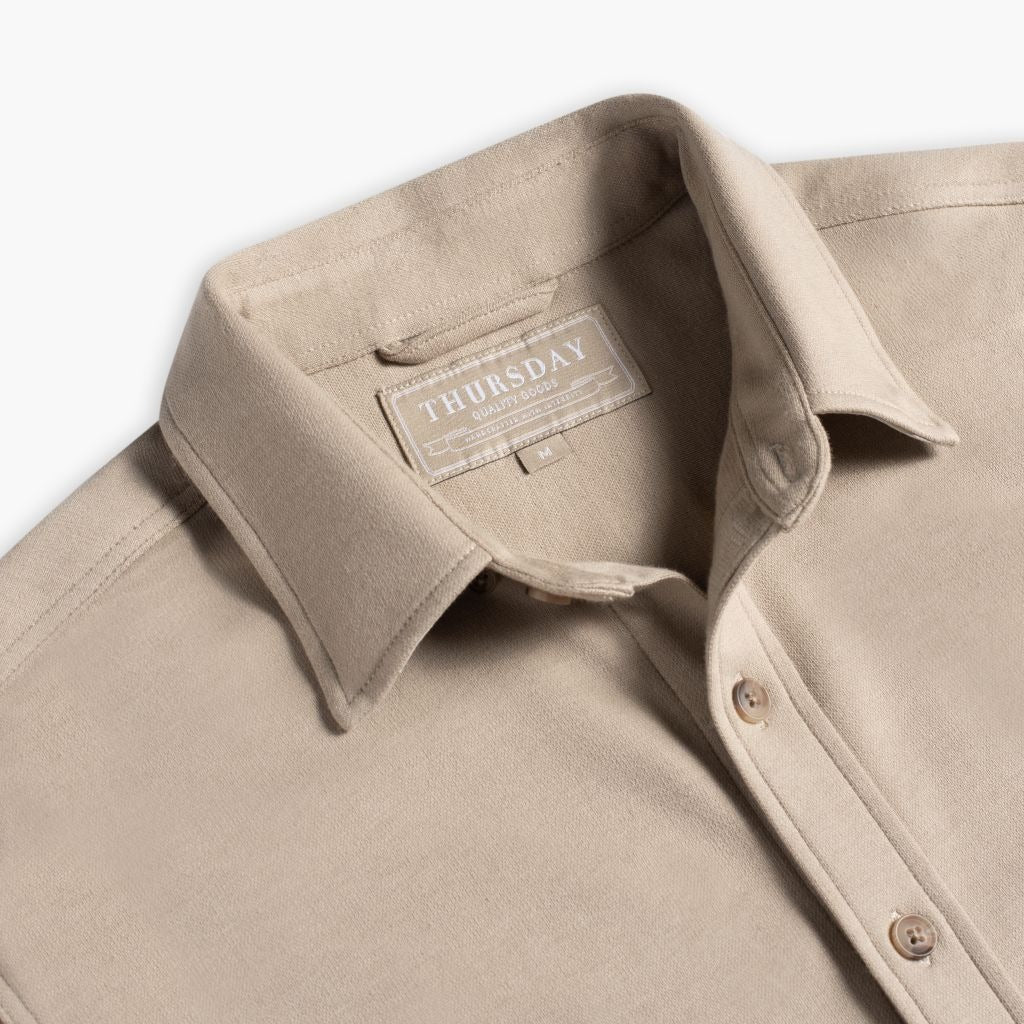 Everyday Button-Down Shirt | Taupe