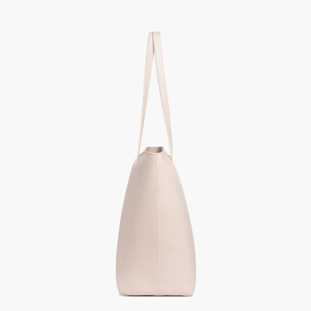 Everyday Tote | Beige (L) (Zipper)