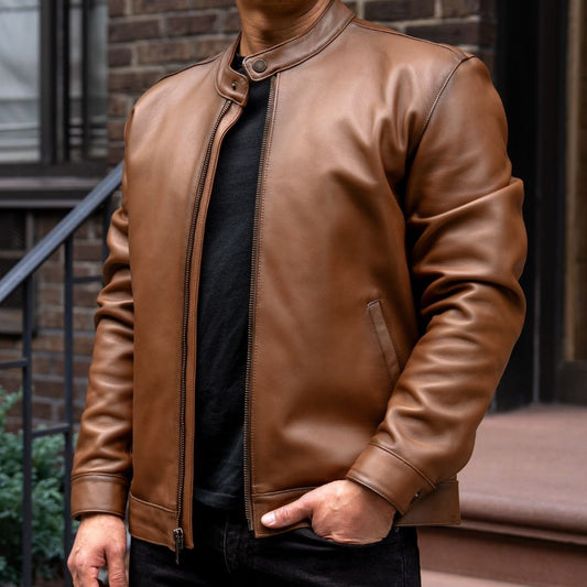 Racer Jacket | Toffee