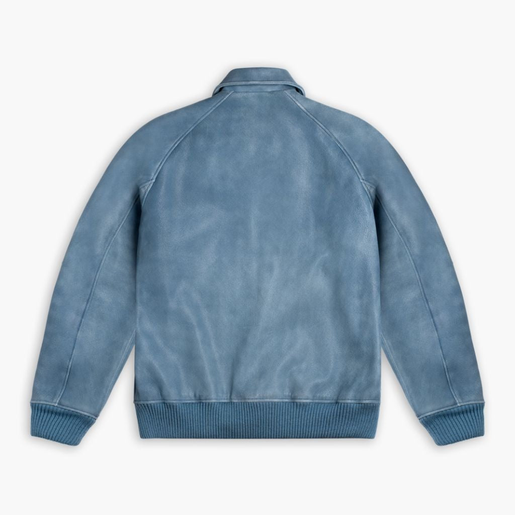 Major League Jacket | Blue Textured
