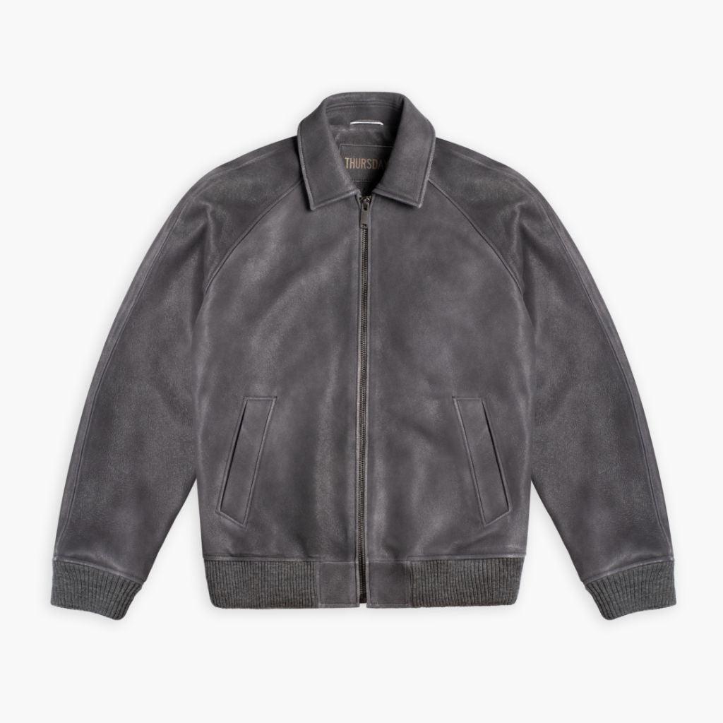 Major League Jacket | Grey Textured