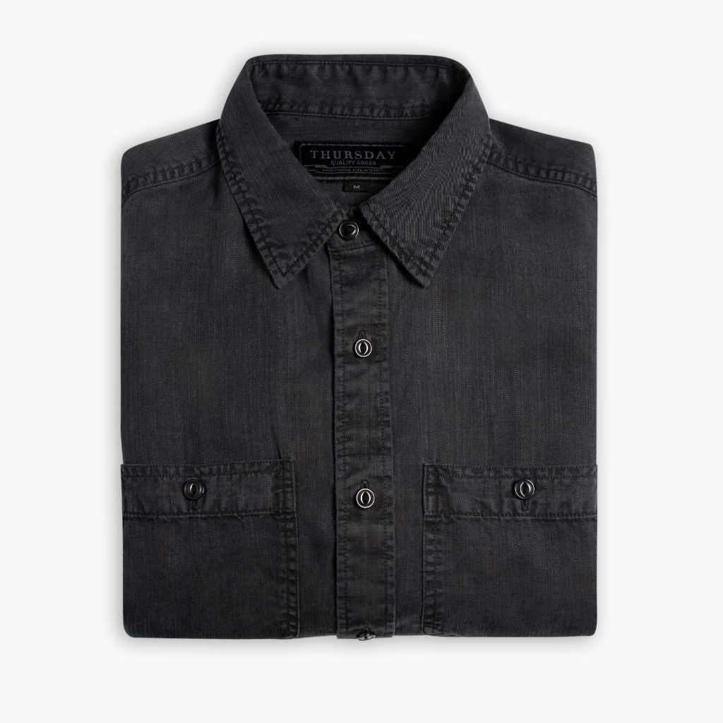 Chambray Workshirt | Black
