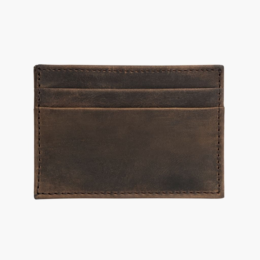 Leather Card Holder | Tobacco