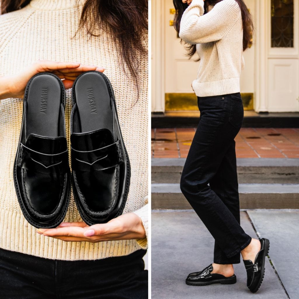Penny Mule | Black