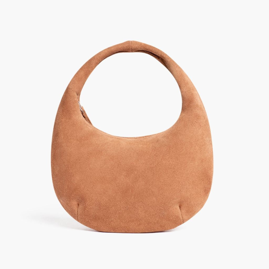 Mini Crescent | Tan Suede
