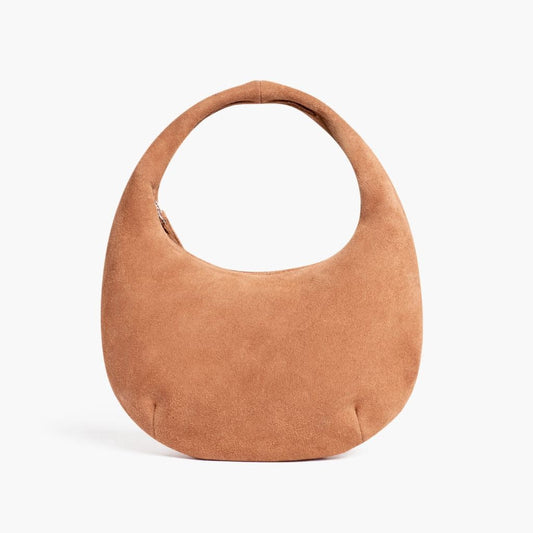 Mini Crescent | Tan Suede