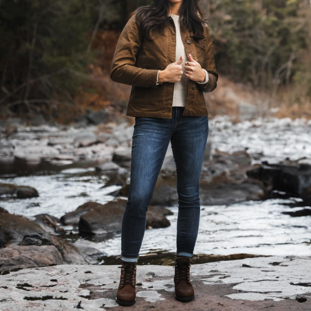 Waxed Canvas Field Jacket | Coyote